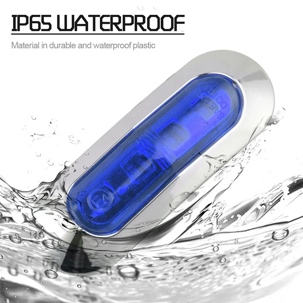 2-4Pcs 12V-24V Boat Navigation LED Boat Navigation Lights Waterproof for Marine Yacht Boat Signal Lamp - Image 2