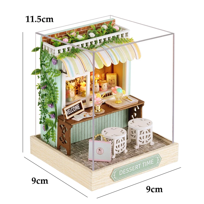 Mini Doll House DIY 3D Puzzle Assembly Building Model Toys Home Bedroom Decoration With Furniture Wooden Craft Gifts DollHouses - Image 19