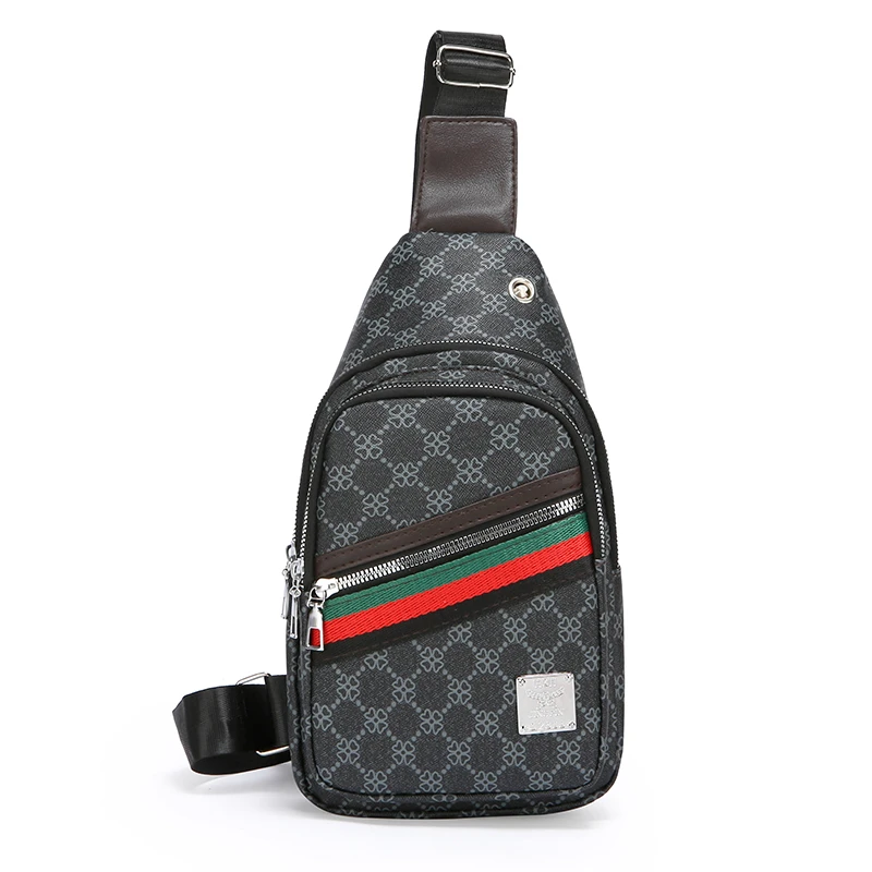 2025Men'sCasual ShoulderBag Waterproof Crossbody Sling Bag with Earphone Hole & Anti-Theft Pocket, Lightweight Travel Chest Pack - Image 8