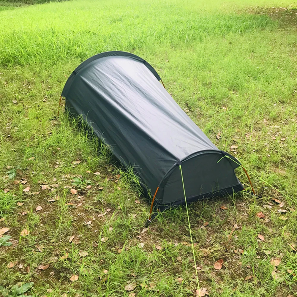 Backpacking Tent Outdoor Hiking Camping Sleeping Bag Tent Waterproof Lightweight Single Person Tent - Image 4