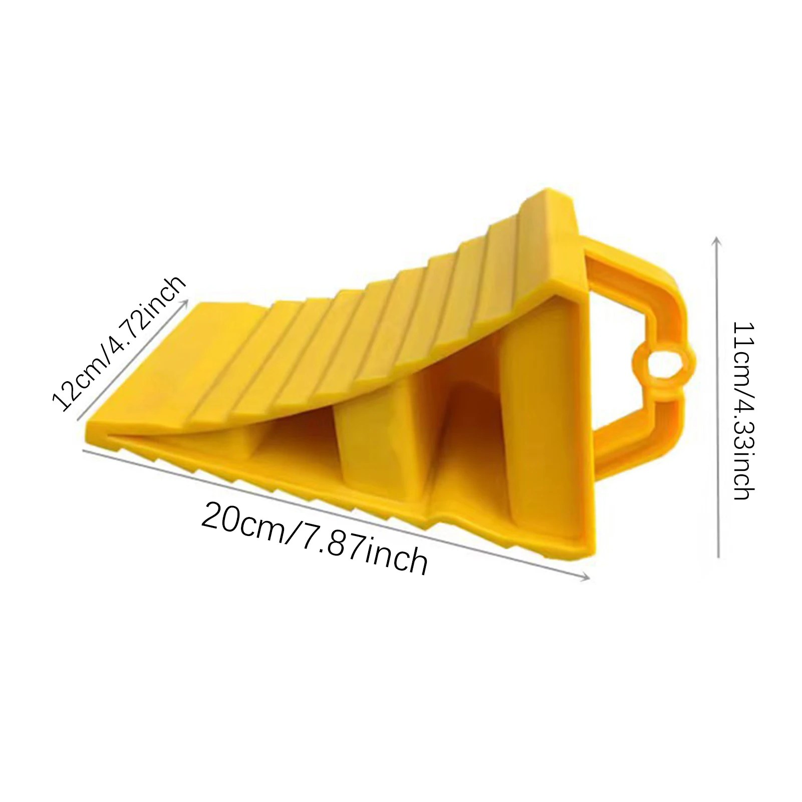 Car Wheel Tire Chock Stop Block Anti-slip Plastic Base Tire Support Pad Portable Tire Support Chock For Secure Car Trailer Park - Image 9