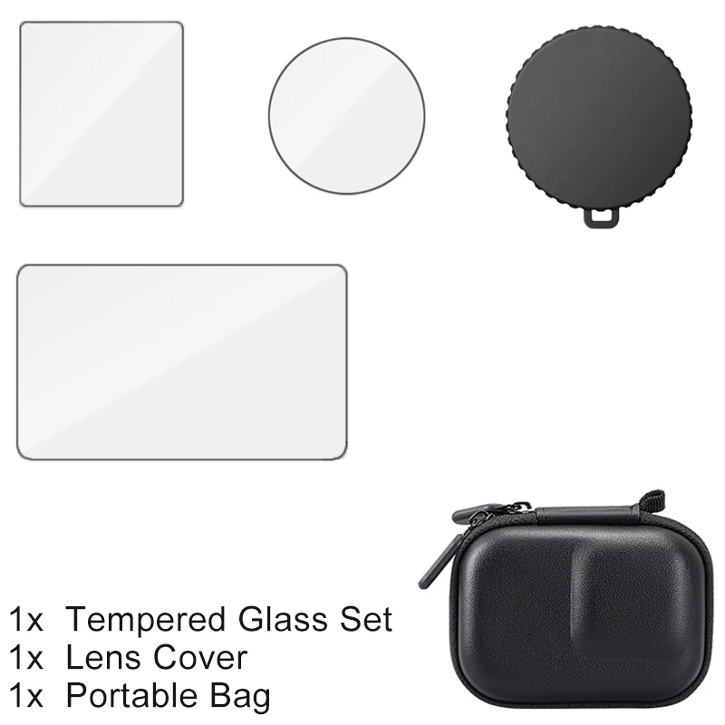 For DJI Osmo Action 5 Pro 4 3 Screen Protector Tempered Glass Film Lens Cover Cap Bag Case for DJI Action 4 5Pro Accessories - Image 14
