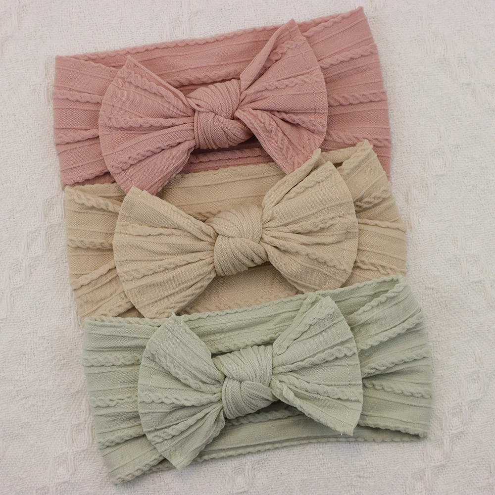 3Pcs/Set Baby Girl Headbands Lot Bows Baby Headband Newborn Gift Elastic Hair Bands Children Turban Kids Infant Hair Accessories - Image 7