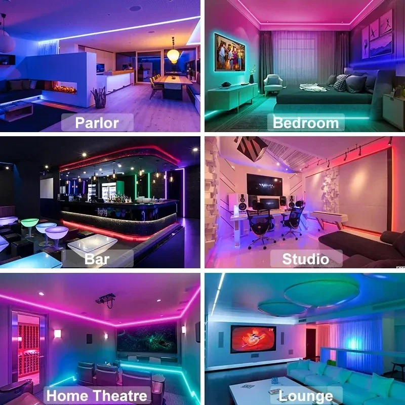 USB LED Strip Lights APP Control Color Changing 5050 RGB Led Light Flexible Lamp Tape for Room Decoration TV Backlight Diode - Image 6