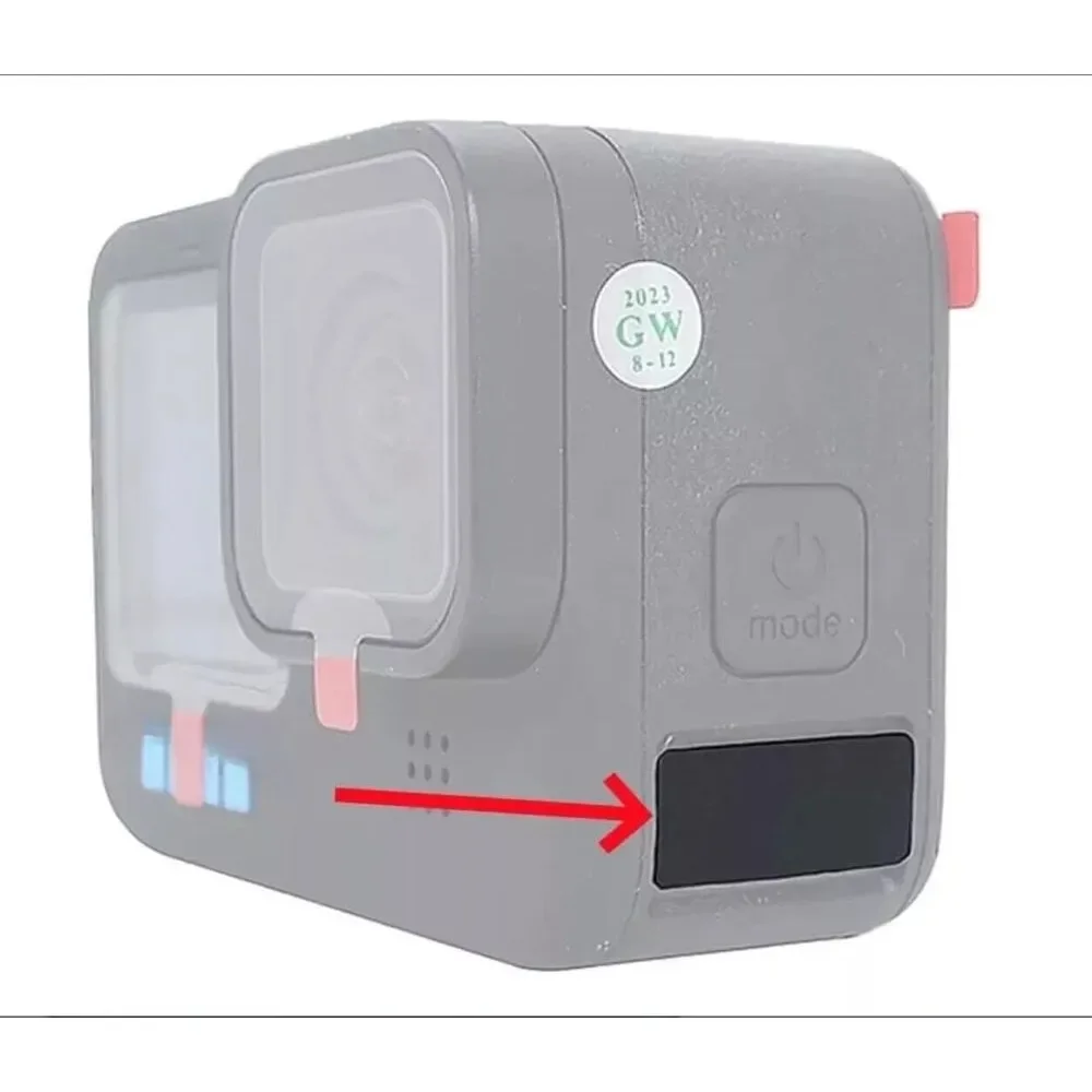 Genuine for Gopro Mic Drain Door Cover Hero 9 Hero10 Hero11 Hero12 hero13 Hero 9 10 11 12 13 Black Action Camera Repair Parts - Image 5