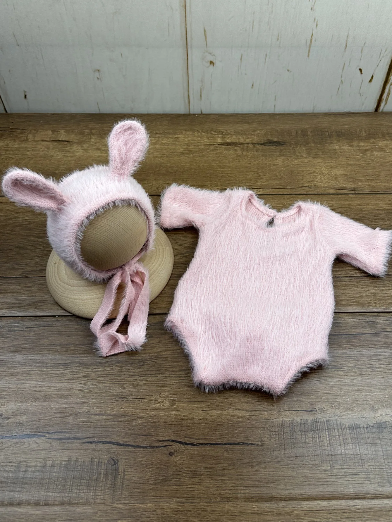 Newborn Photography Props Knitted Outfit Rabbit Doll Baby Cosplay Glasses Baby Photoshoot Props Accessories - Image 8