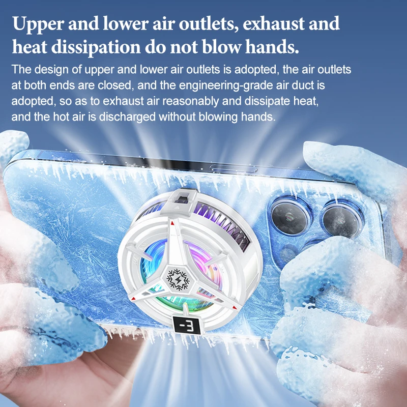 cooling fan mobile cooling phone fan cooler phone fans for cell phone cooler for phone cooling fan for phone cell phone fan - Image 4