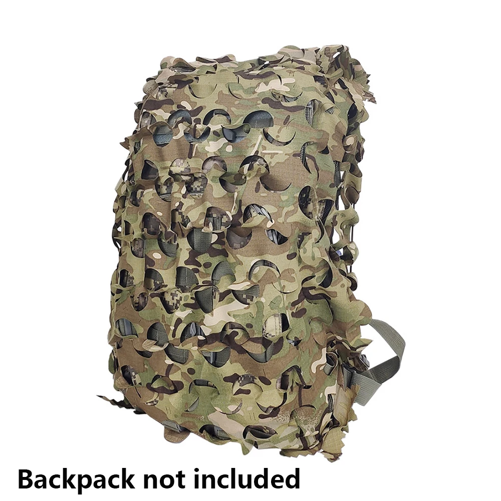 3D Camo Net Airsoft Helmet Cover Laser Cut Nylon Drawstring Helmet Scrim CS Wargame Paintball Paratrooper Hunting Accessories - Image 20