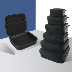 Multi-Size EVA Hard Storage Box Travel Zipper Bag Shockproof Outdoor Tools Bag for Earphone Storage Case Accessories Makeup Bags