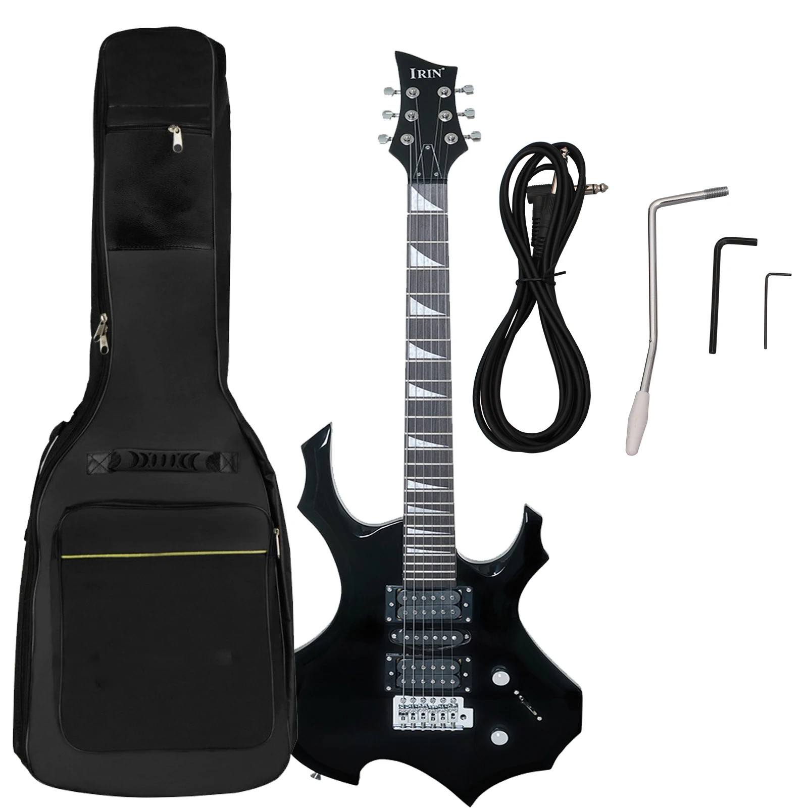 IRIN Electric Guitar 24 Frets 6 Strings Maple Body Multi-color Electric Guitar Guitarra with Bag Wrench Set Guitar Accessories - Image 12