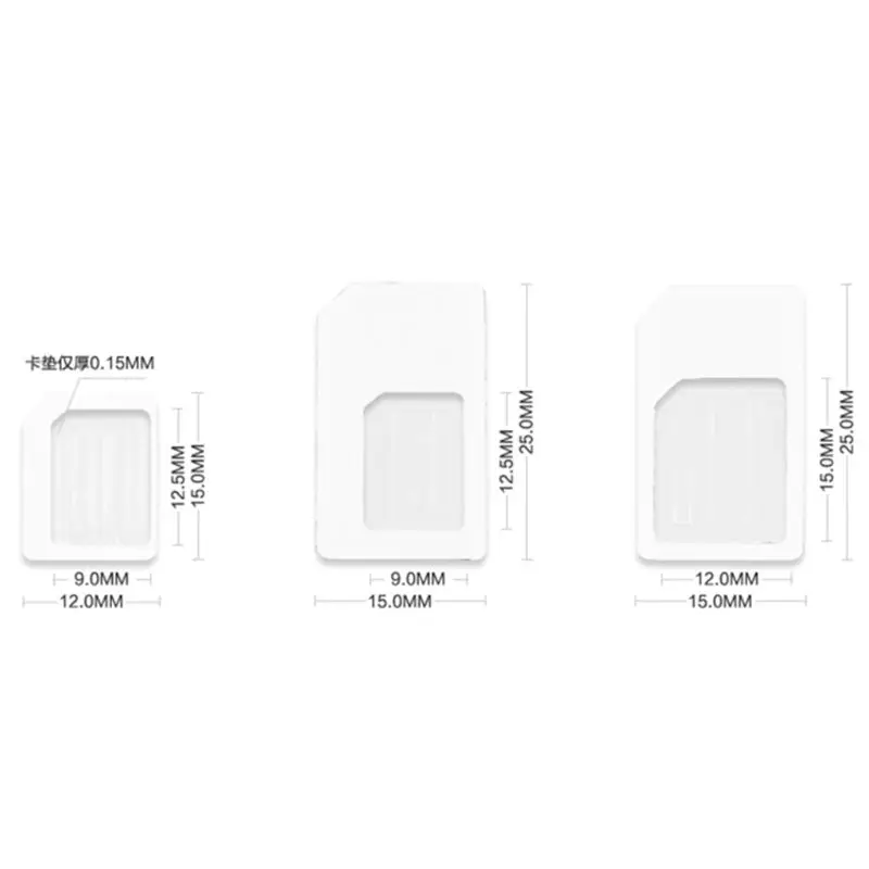 4 in 1 Convert for Nano SIM Card to Micro Standard Adapter For Smart Phone 4G LTE USB Wireless Router - Image 4
