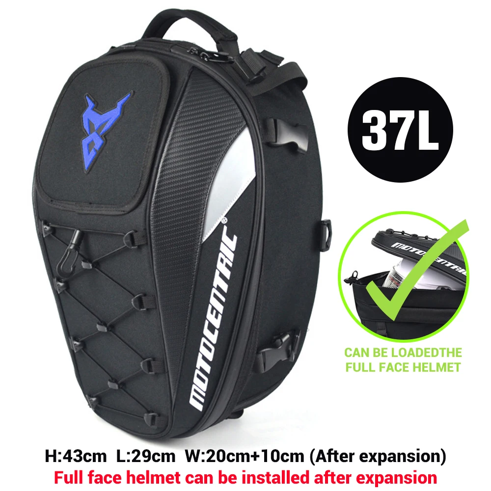 Motocentric Waterproof Motorcycle Tail Bag Multifunction Motorcycle Rear Seat Bag High Capacity Motorcycle Bag Rider Backpack - Image 7