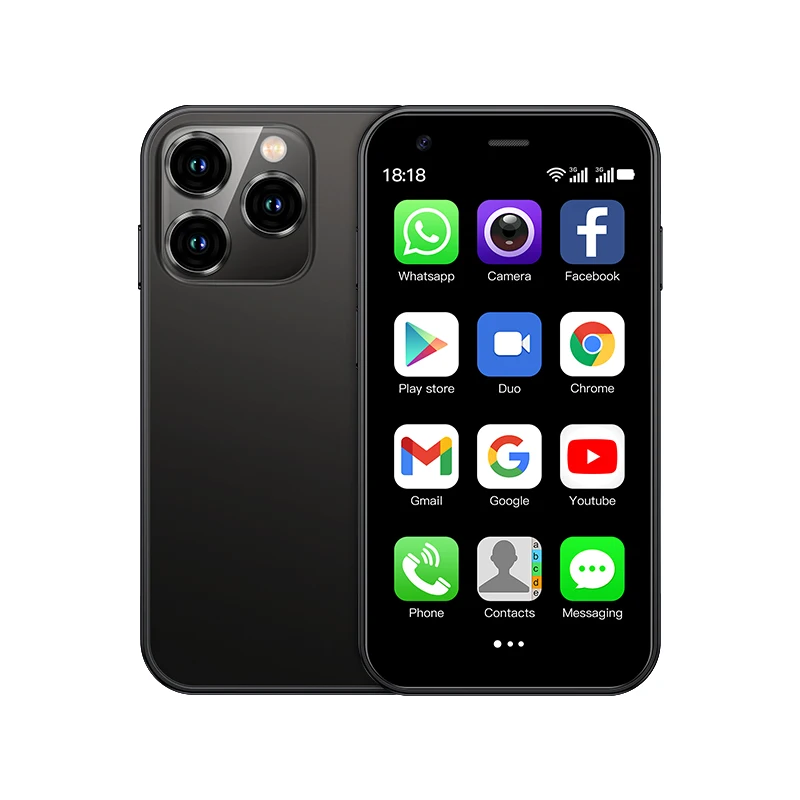 SERVO 15SE Mini Smartphone 3G WCDMA Android System WiFi Hotspot Play Store 3.0" Display Small Palm Smart Phones Dual SIM Standby - Image 8