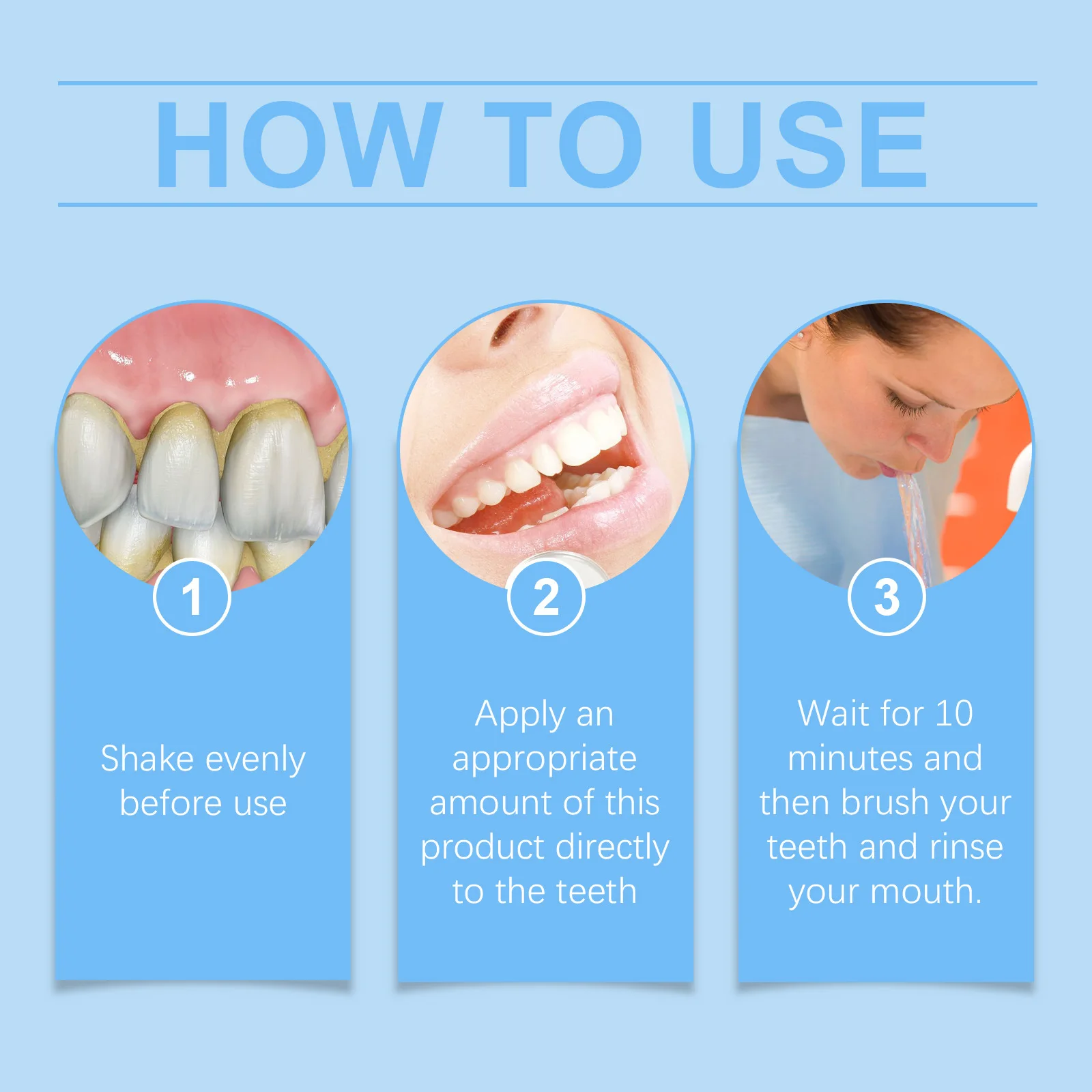 Oralhoe Dental Care Liquid Lasting Freshing Breath Deep Cleaning Oral Hygiene Removes Plaque Stains Teeth Brightening Serum 60ml - Image 6