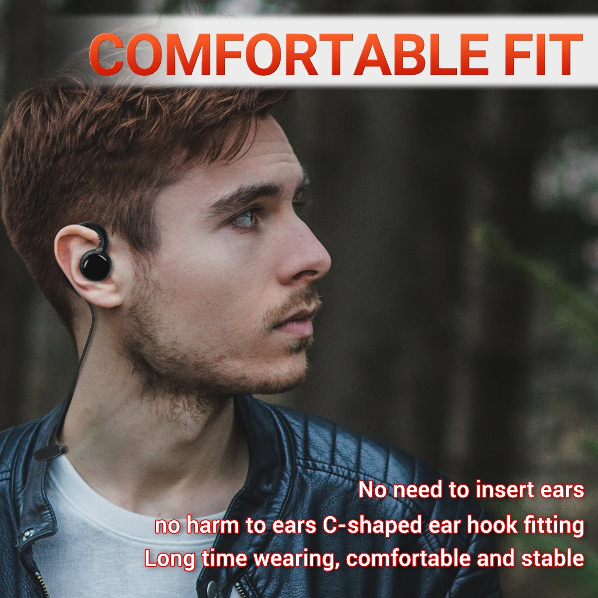 2pcs BAOFENG 2 Pin G-shape Ear Hook Headset Earpiece PTT For Baofeng UV5R UVS9 UV-13 UV-17 UV-21 UV16 PRO PLUS Walkie Talkie - Image 6